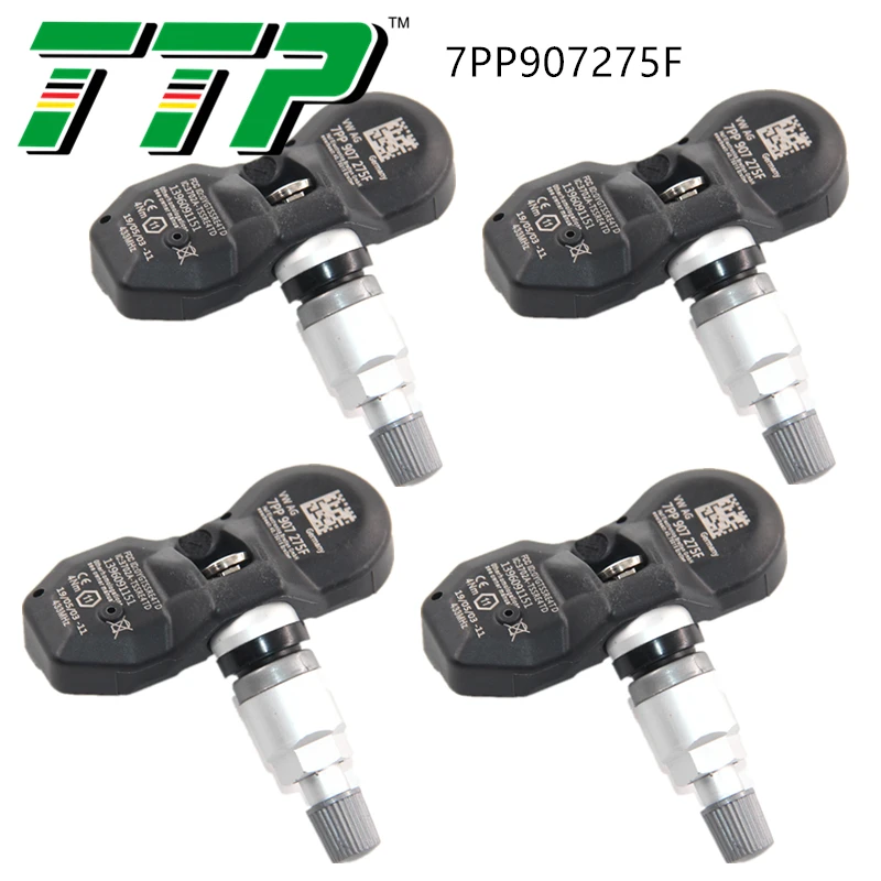 

433MHz 7PP907275F TTP Tire Pressure Monitoring System Sensors For Audi A6 RS6 RS7 A4 A8 Q7 R8 Porsche Cayenne Volkswagen