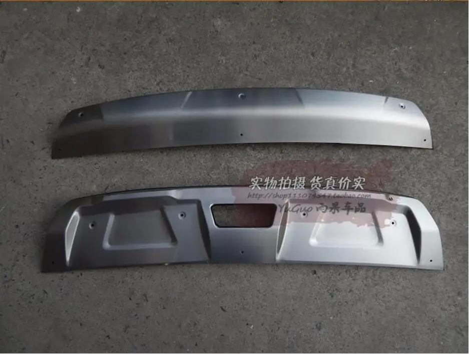 Stainless Steel CAR FRONT+REAR BUMPERS PROTECTOR GUARD SKID PLATE FIT FOR Nissan X-Trail 2017 2018 2019