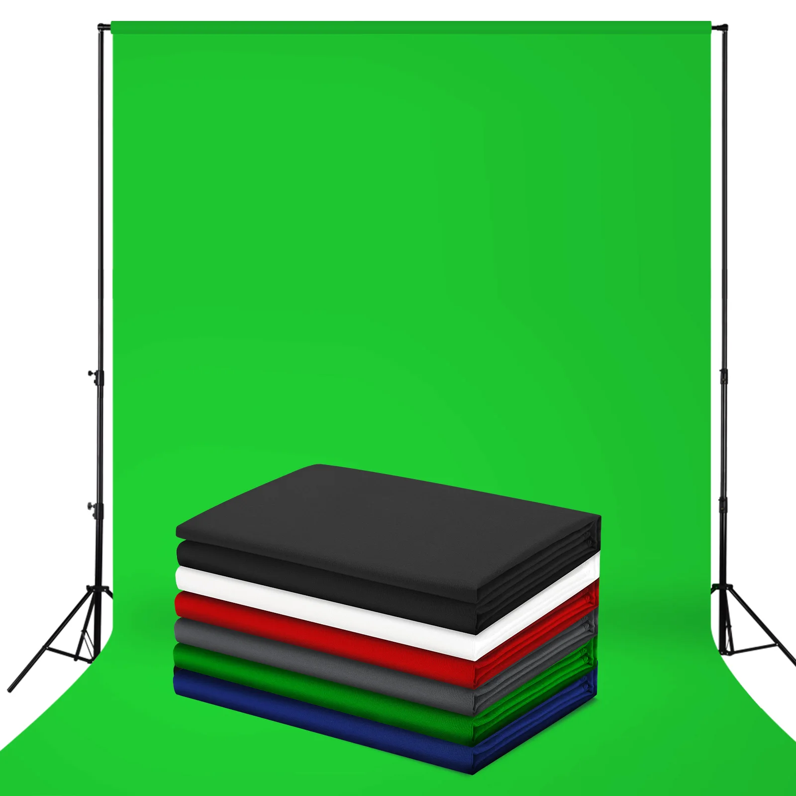 Multi-size Photography Background Backdrop Smooth Muslin Cotton Green Screen Chromakey Cromakey Cloth For Photo Studio Video