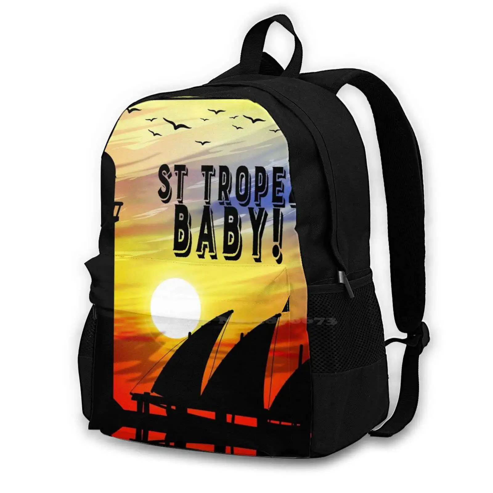 Baby Backpack For Student School Laptop Travel Bag Baby Valentine Day For Mom For Dad Humor Cute Joke Cool Quote Meme Cartoon