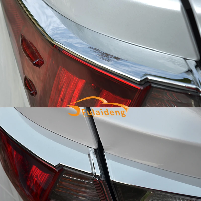 4pcs For Lexus RX350 450h 2016-2018 ABS Chrome Rear Tail Light eyebrow Cover Trim Car Styling Accessories