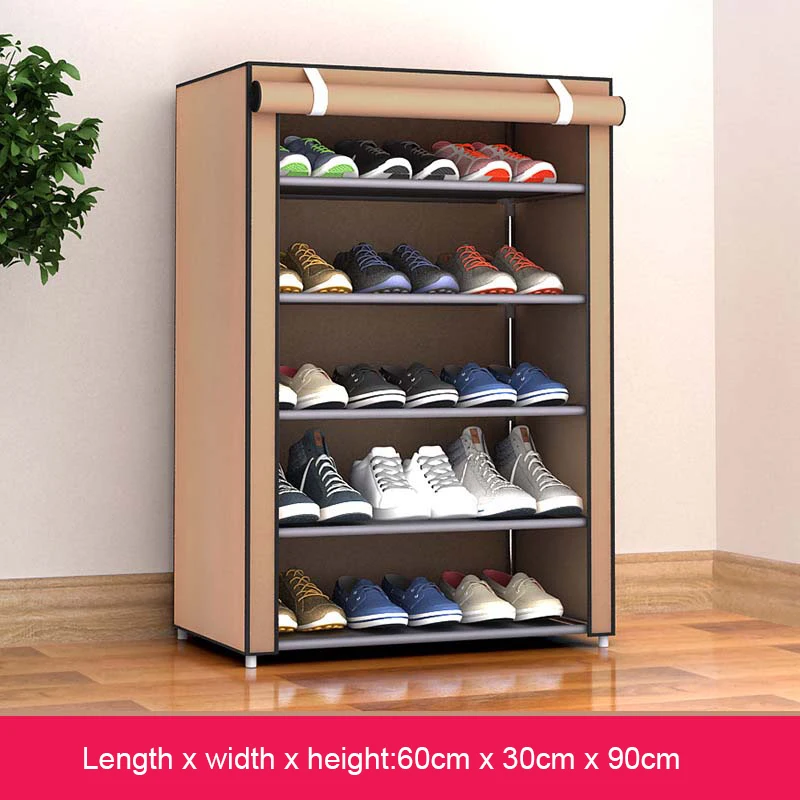 Nonwoven Fabric Simple Shoe cabinets Close to the Door Removable Shoe Rack Organizer Home Furniture Storage Cabinet Shoes Rack