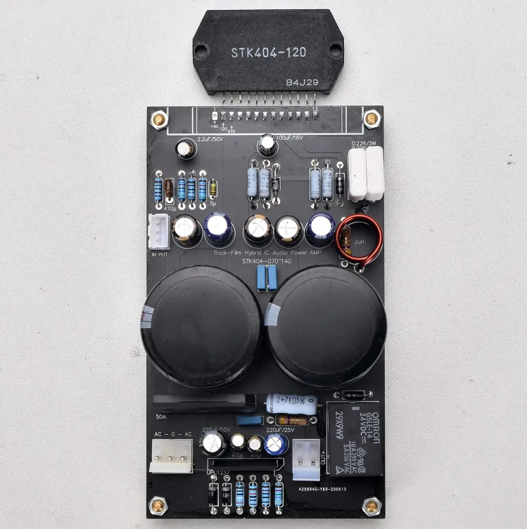 STK404-120 de película gruesa de alta potencia de 80W, placa amplificadora de potencia mono, grado de fiebre