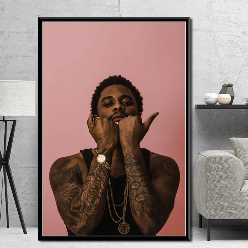 Big K.R.I.T. Big KRIT Rap Music Star Hip Hop Rapper Art Canvas Painting Poster Wall Home Decor
