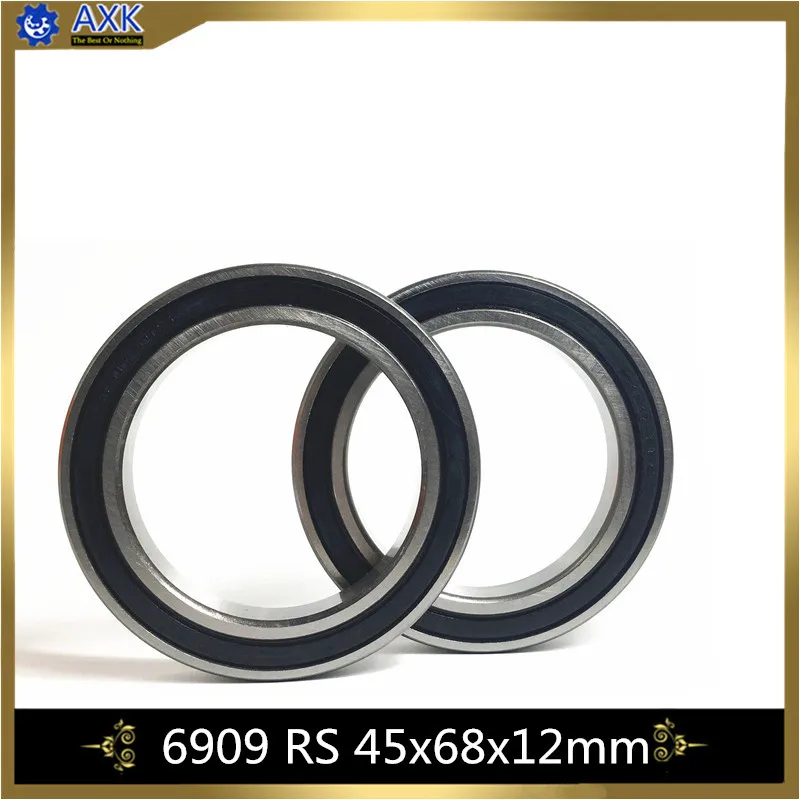 6909-2RS Bearing ABEC-1 ( 5 PCS ) 45x68x12 mm Thin Section 6909 2RS Ball Bearings 6909RS 61909 RS