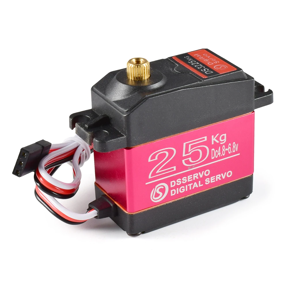 Servo Digital para coches teledirigidos, dispositivo resistente al agua, engranaje de Metal, 20KG, DS3225, 25KG, DS3235, 35KG, 1/8, 1/10