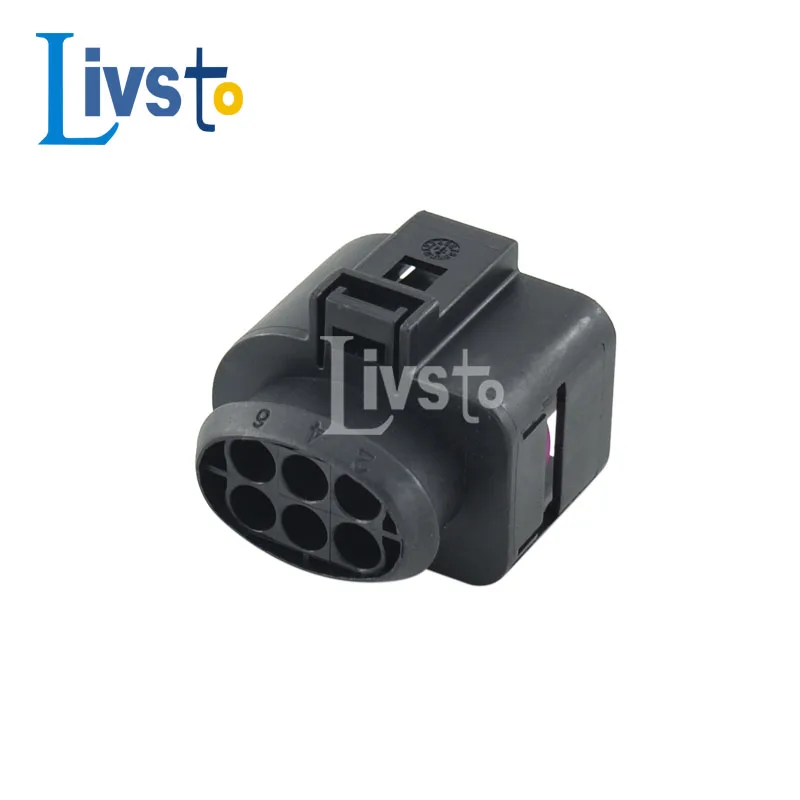 5/10/20/50 Sets 6 Pin Auto Throttle Plug LSU 4.2 Waterproof Connector Oxygen Sensor 3.5 MM Socket For VW PASSAT Bora 1J0973733