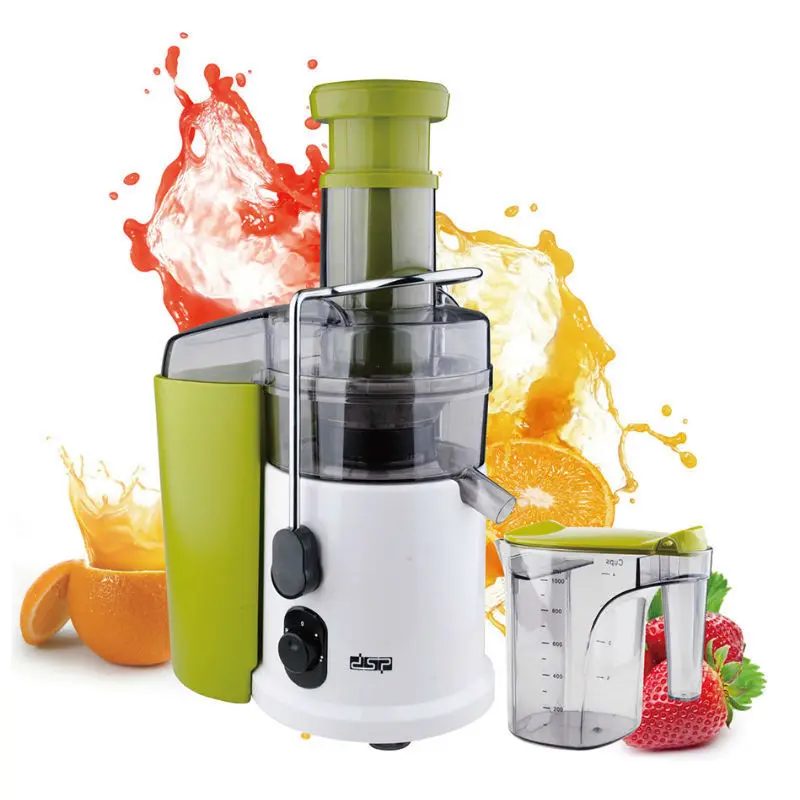 Juicer 1.5L Screw Cold Press Extractor Filter Free Easy Wash Electric Fruit Juicer Machine Large Caliber