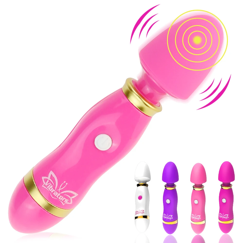 12 Speed Magic Wand Massager AV Wand Vibrator Stick AV Vibrators Strong Clitoris Stimulator Sex Toy for Women Female Masturbator