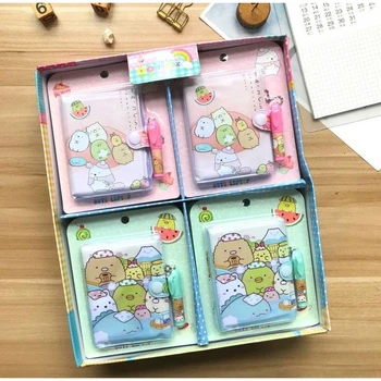 San-x SUMIKKO GURASHI A6 simpatico quaderno per animali Kawaii Cartoon Notepad copertina rigida memo Time Organizer amico regalo di cancelleria per bambini