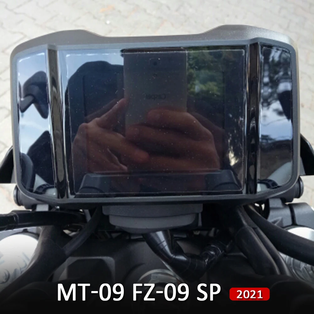 

Motorcycle Parts 2 PCS For Yamaha MT-09 MT09 FZ-09 SP 2021+ 9H Speedometer Instrument Screen Protector