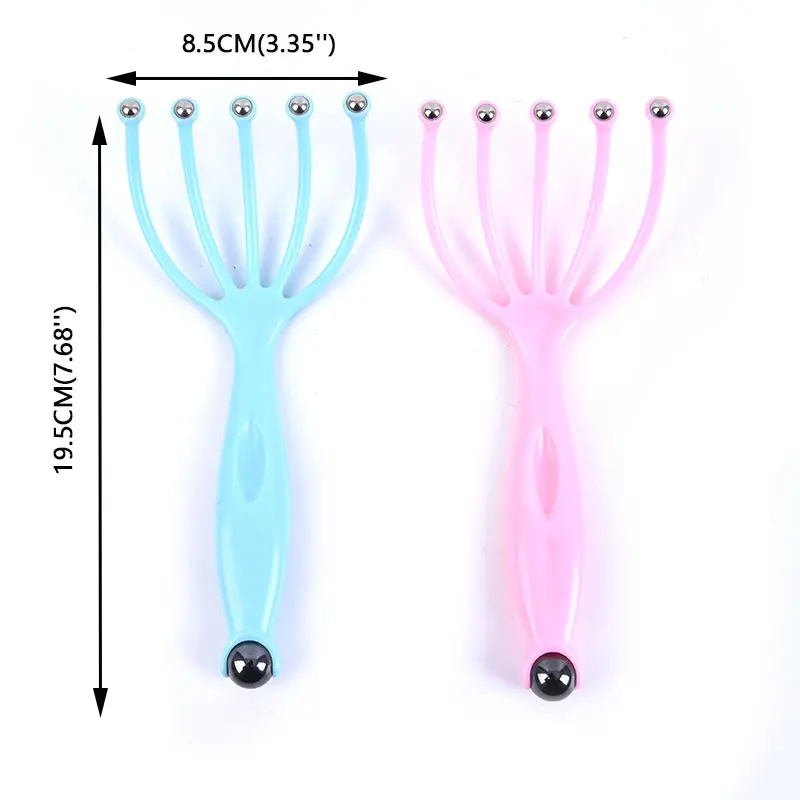 New Scalp Massager Steel Ball Head And Hair Scratcher Five Fingers Head Massager