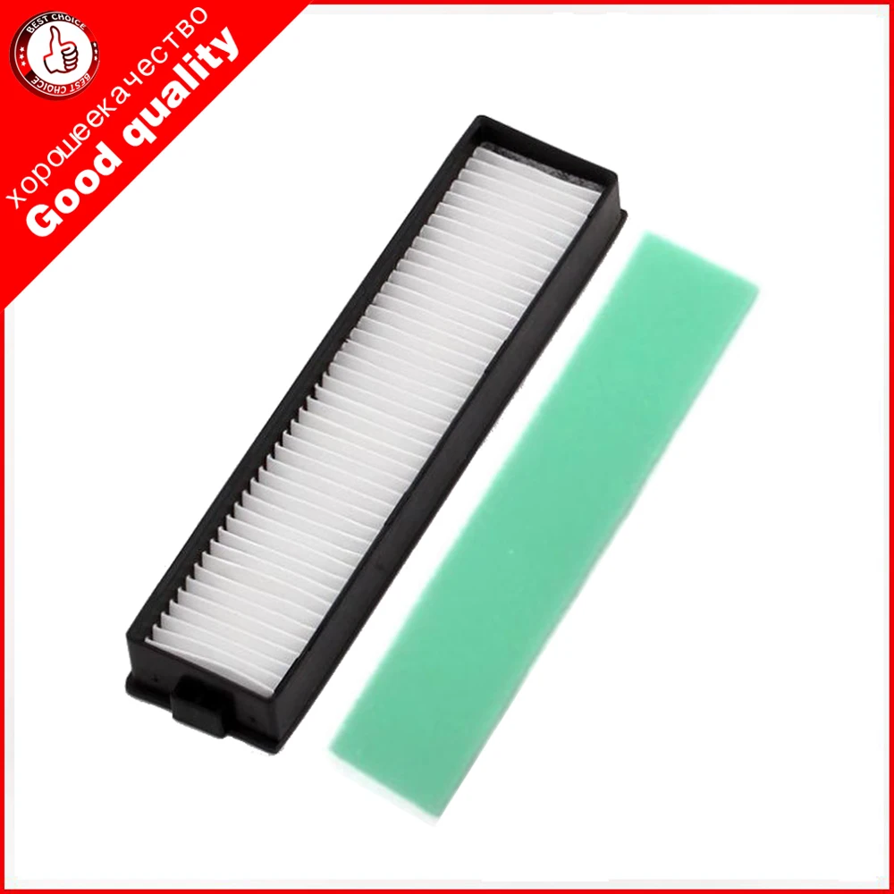 1PC H11 HEPA Filter and 1pc green sponge for LG Hom Bot VR6270LVM VR65710 VR6260LVM VR6370LVM series Robot Cleaners