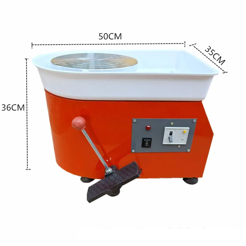 NEW 280W 25CM Electric Pottery Wheel Machine Ceramic Work Clay Art Craft Sculpting Set Adjustable Feet 110V/220V tools