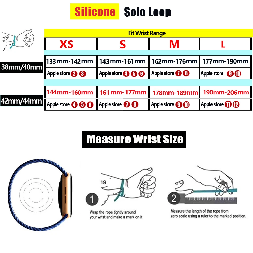 Correa de silicona elástica para Apple Watch, banda de 44mm, 40mm, 45mm, 41mm, 38mm, 42mm, 49mm, iWatch Series 8 Ultra 3 SE 6 7