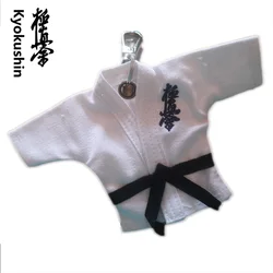 Kyokushin karate vendita portachiavi Kyokushinkai uniforme Kimono cartone animato ciondolo regali sportivi Keepsake portachiavi portachiavi souvenir