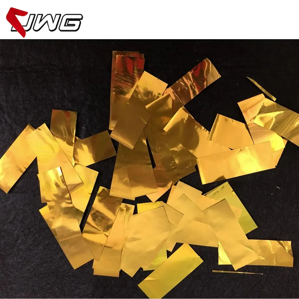 

Gold Mylar Confetti Paper Metallic Confetti Paper For Confetti Cannon Machine