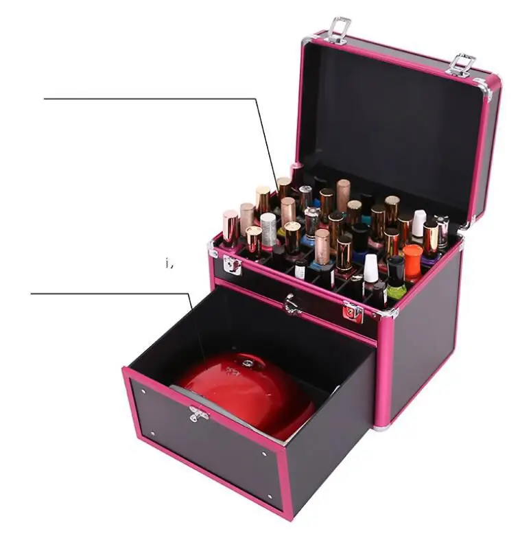 Women cosmetic bag case for Makeup Organizer woman Beauty tools Case Cosmetic Bag Makeup Storage Suitcase for Make Up Suitcase