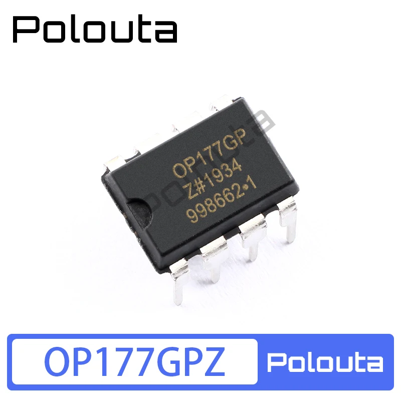 2 Pcs/Set Polouta OP177GPZ DIP-8 Amplifier Chip Integrated Circuit In-line Electric Acoustic Components Kits Arduino Nano