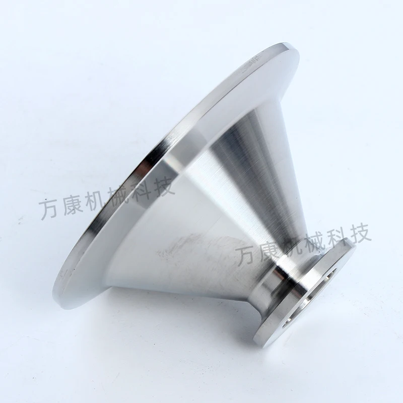 KF Vacuum 304 Stainless Steel Large And Small End Flange Chuck Adapter Quick Fitting Reducer kf16 25 40 50