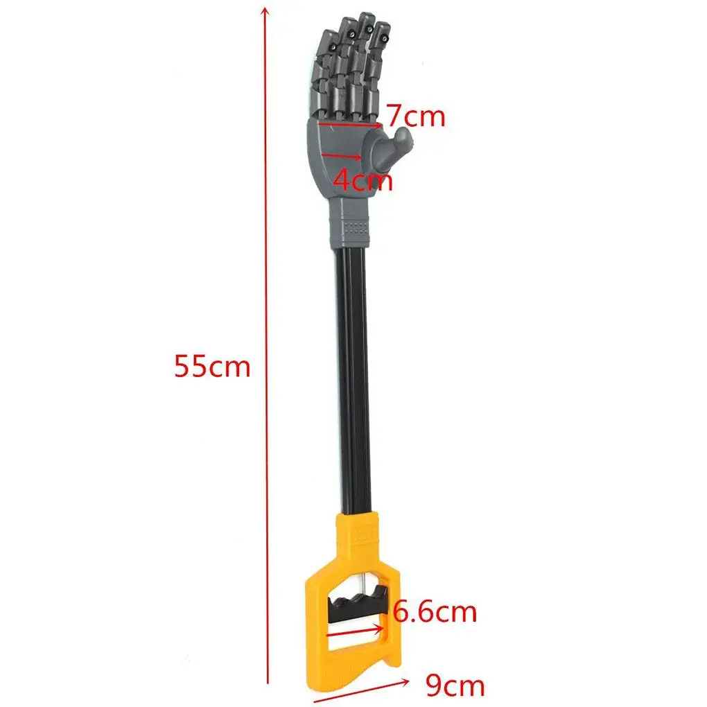 55CM 1PC Plastic Robot Claw Hand Grabber Grabbing Stick Kid Boy Toy Hand Wrist Strengthen DIY Robot Grab