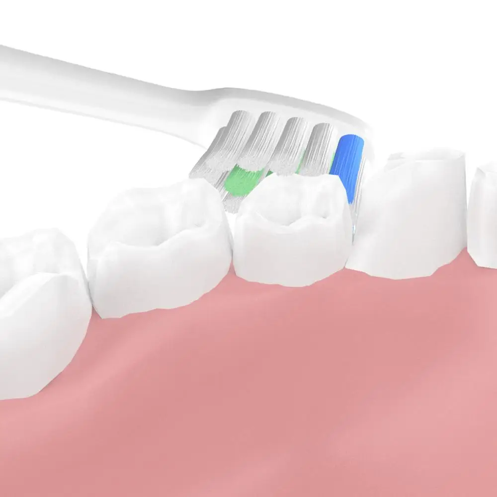 6 pçs soocas x3 x1 x5 substituição cabeças de escova de dentes para xiaomi mijia soocare x1 x3 sonic cabeças de escova de dentes elétrica