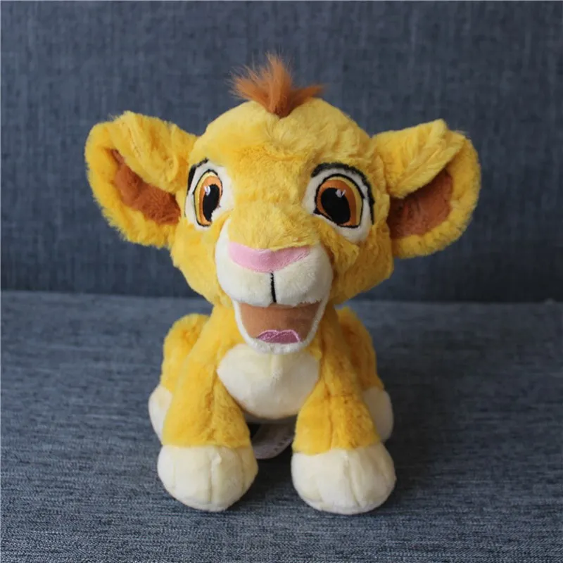 Disney Movie The Lion King Baby Simba And Baby Nala Plush Stuffed Toy Dolls 23cm