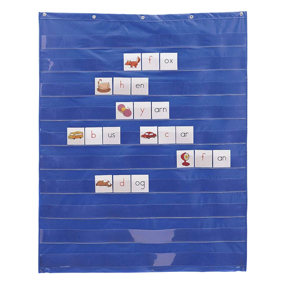 Standard Pocket Chart for Learning Resources, Ferramentas de Educação Escolar, Calendar Chart, Autism Learning Materials, Kids for Home Classroom