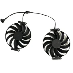 2Pcs/Set,Graphics Card Fan,FDC10U12S9-C,T129215SU,95mm,Cooler,For ASUS DUAL RTX 3070 8G,DUAL RTX 3060Ti 8G,RTX 3060 12G GAMING