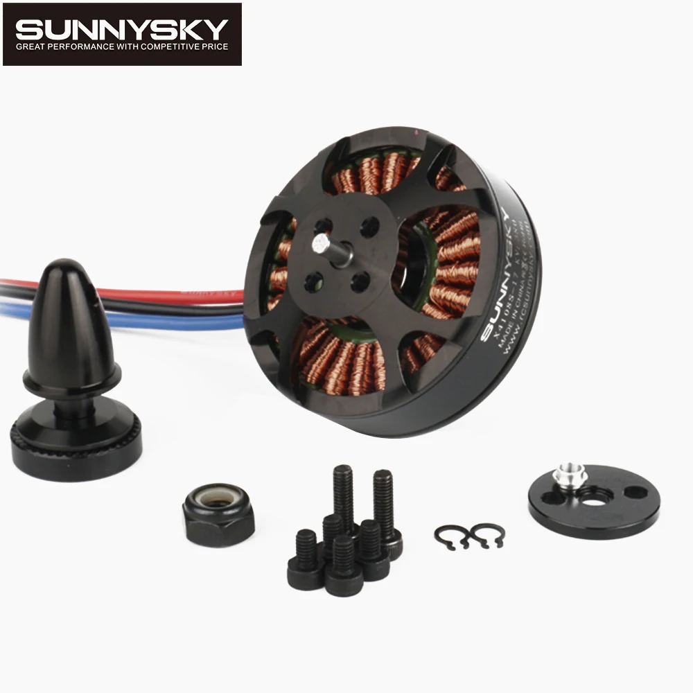 1 pz Sunnysky X4108S 380KV/480KV/600KV/690KV 4s 6S Outrunner motore a disco Brushless per aerei multirotore Drone FPV multiasse