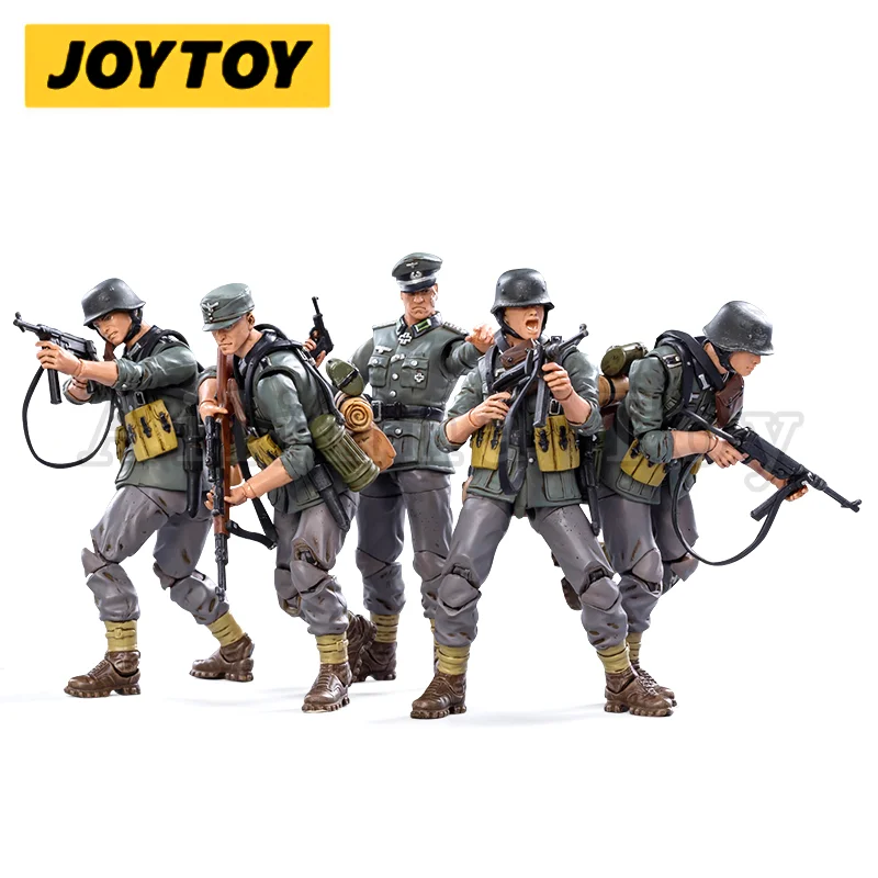 JOYTOY 1/18 3.75 Nhân Vật Hành Động (5 Cái/bộ) Thời Thế Chiến I Đức Wehrmacht Núi Sư Đoàn Anime Bộ Sưu Tập Mô Hình Quân Sự Miễn Phí Vận Chuyển