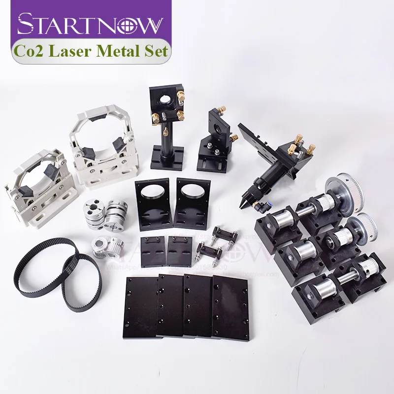 Startnow FAI DA TE Laser CO2 Kit In Metallo Macchina di Taglio Laser Ferramenteria E Attrezzi Componenti Dispositivo Laser Specchio di Montaggio Per