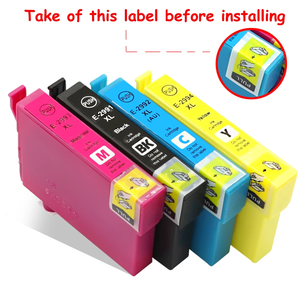 29XL Ink Cartridges for Epson 29 Ink Compatible for XP-235 XP-245 XP-247 XP-255 XP-342 XP-332 XP-335 XP-345 XP-432 XP-435 XP-442