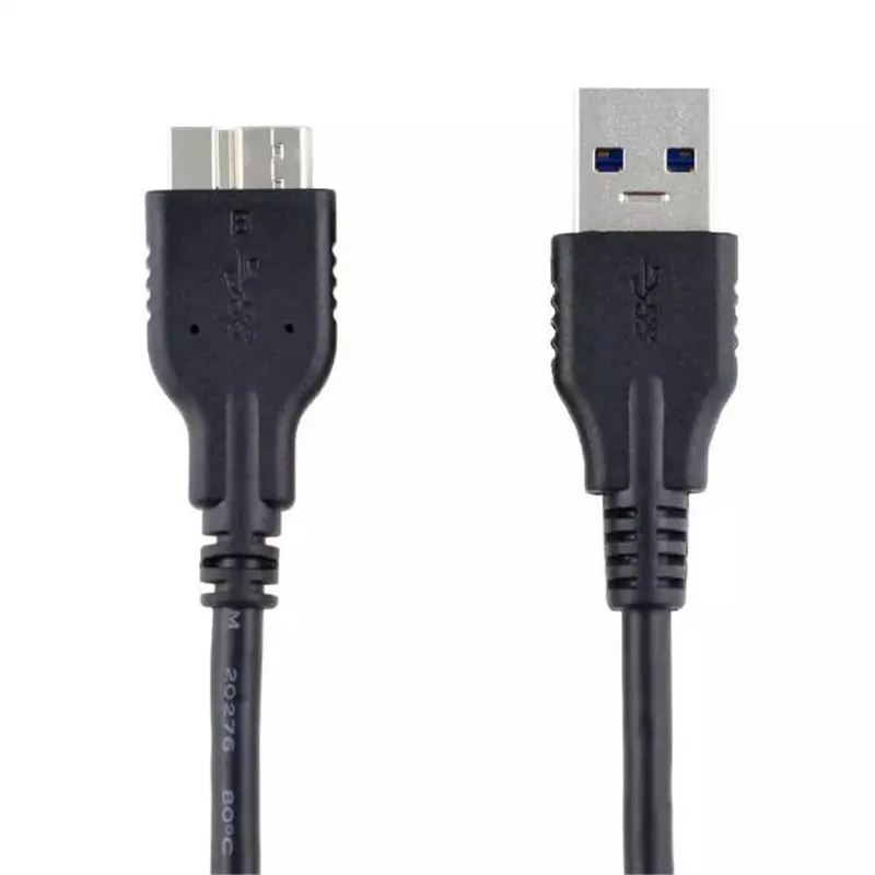 Micro B USB 3.0 Data Sync Charging Short Cable for USB3.0 Mobile hard disk and Note 3 S5 phone i9600 N9006 N9008 0.1m/1m