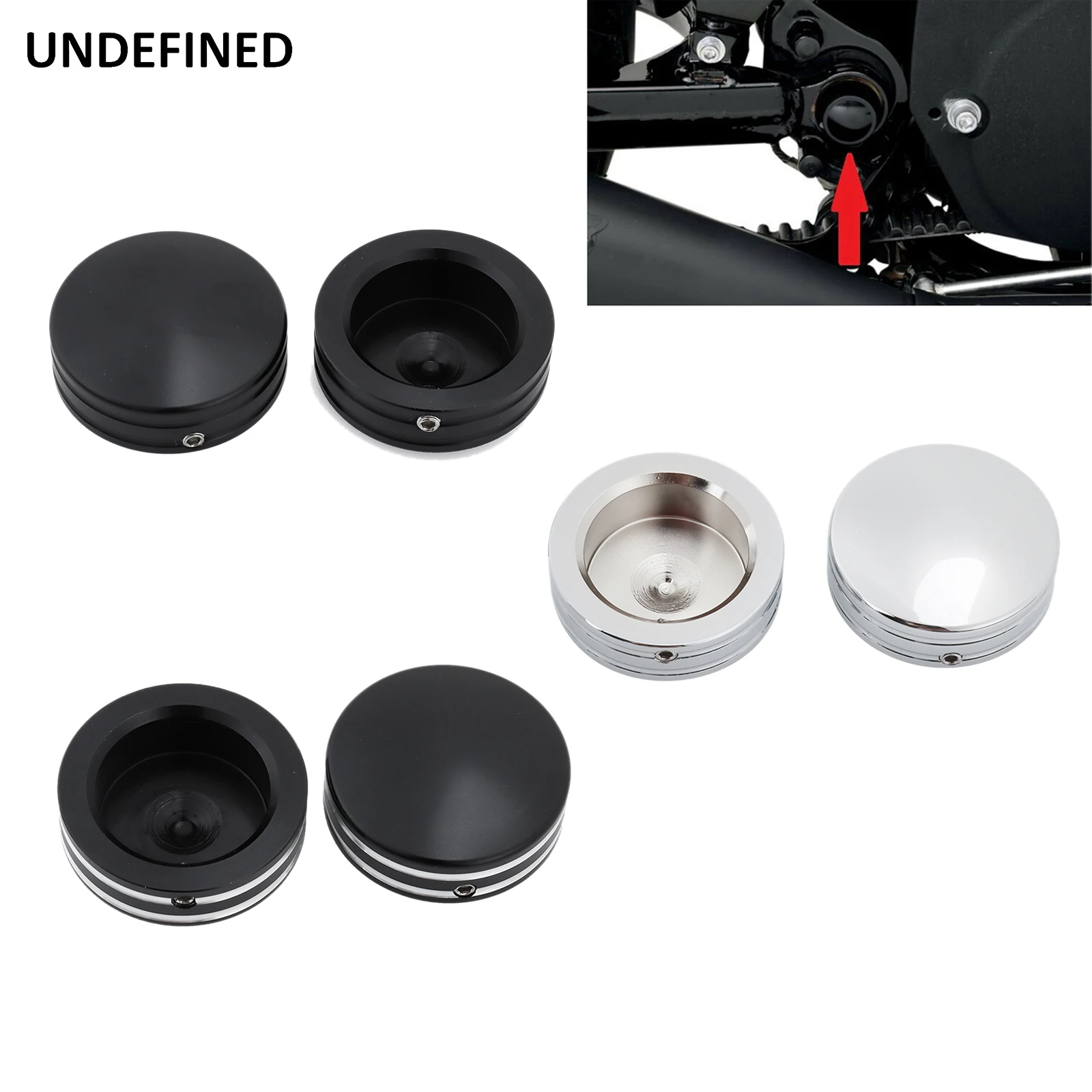 Motorcycle Swingarm Pivot Cover Axle Covers Cap Kit For Harley Sportster Iron 883 XL1200 72 48 Seventy-Two Forty Eight 2004-2013