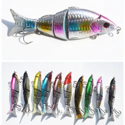 Swimbait Fishing Lure Minnow 5 Segment Sea Float Bait 12cm 21g Hard Joint Bait Lures 1 Piece Sale