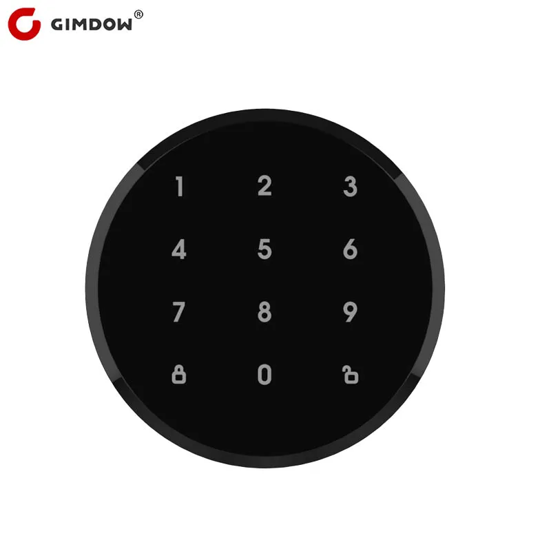 Senha com gimdow smart lock a1 pro, trava elétrica para hotel, compatível com bluetooth, aplicativo tuya smart