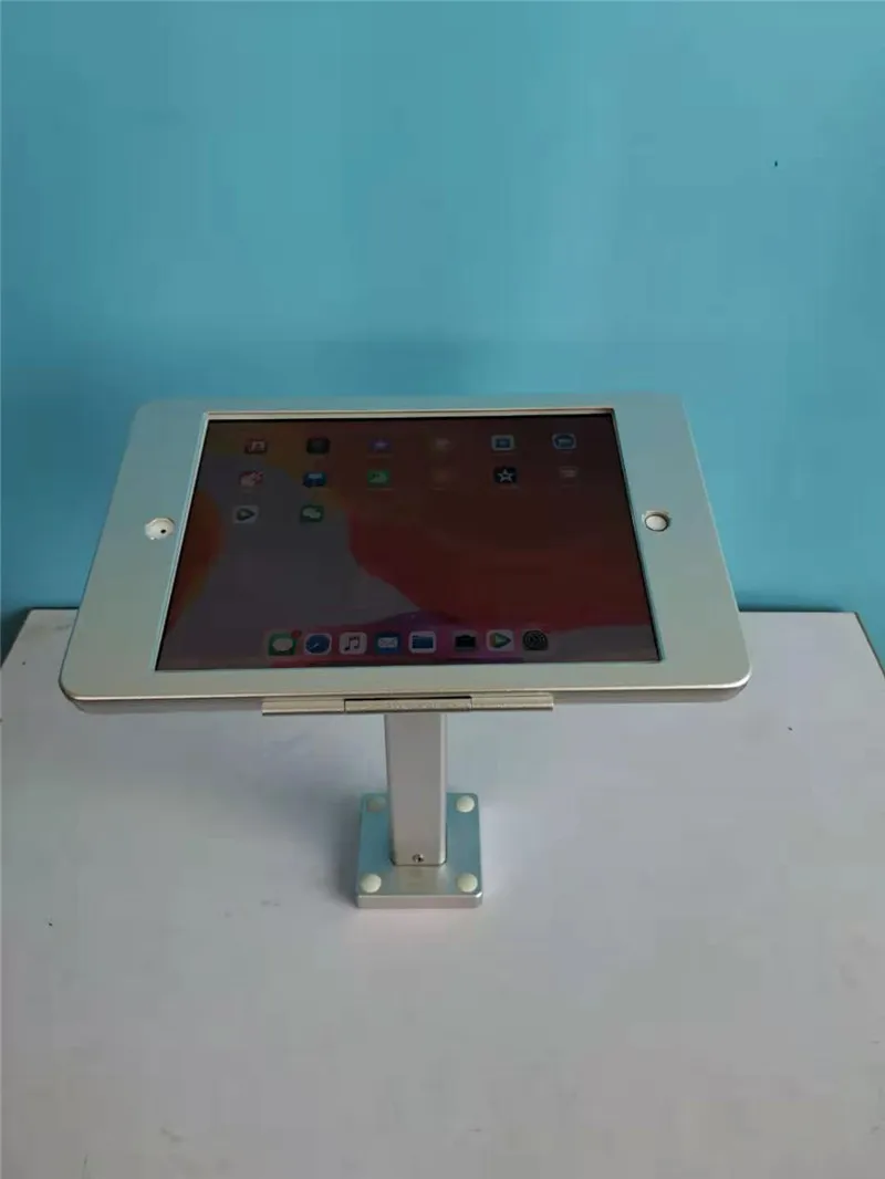 Fit for iPad POS Wall Mount Stand Desktop with Security Lock specialized frame housing Anti-Theft holder for iPad 10.2