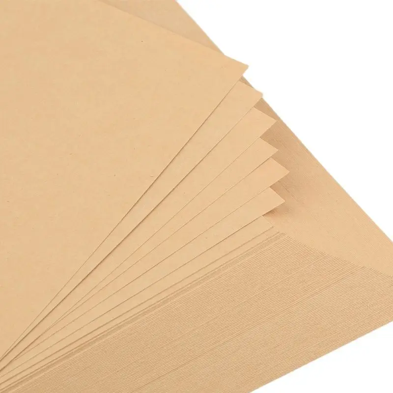 Papel Kraft Duro para Fazer Cartões, Artesanato DIY, Papelão Grosso, Papelão, Alta Qualidade, 10 Folhas 70-400gsm, A4