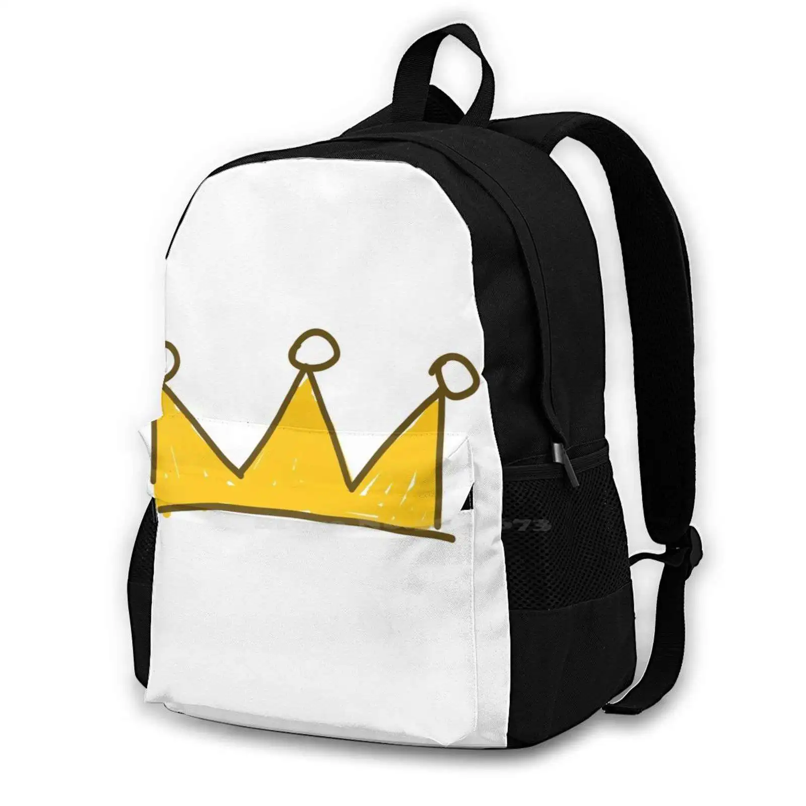 Crown Rucksack Knapsack Storage Bag Backpack King Noble Queen Crown Kingdom