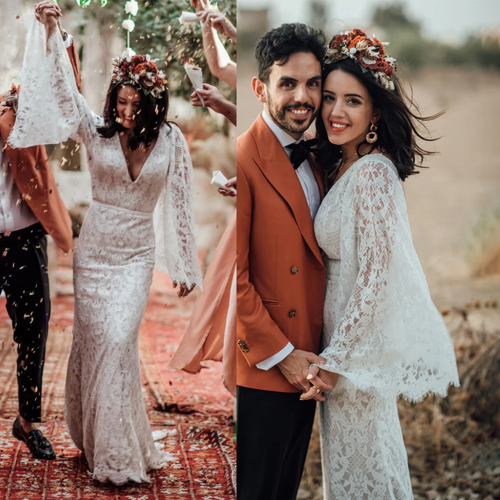 Vestidos de noiva feitos sob encomenda do vestido de casamento da sereia da fotografia da sereia dos tamanhos grandes