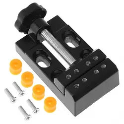 Mini Black Aluminum Alloy Jaw Bench Clamp Drill Press Vice Micro Clip for Clamping Table / Water Pump Bench Clamp Hardware