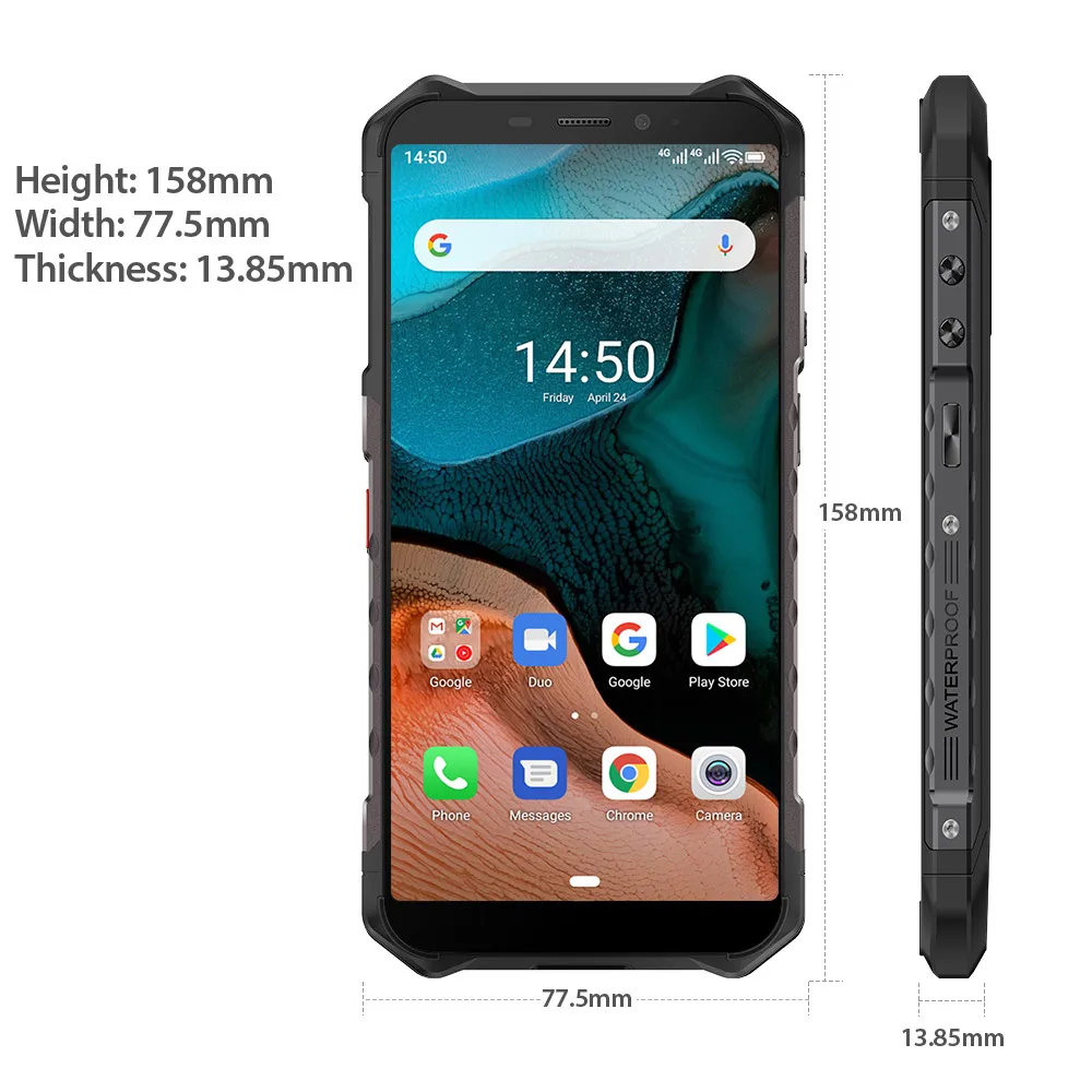 Ulefone-Smartphone Armor X5, téléphone portable robuste et étanche, Android 10, IP68, MT6762, 3 Go, 32 Go, Octa Core, NDavid, 4G, persévérance