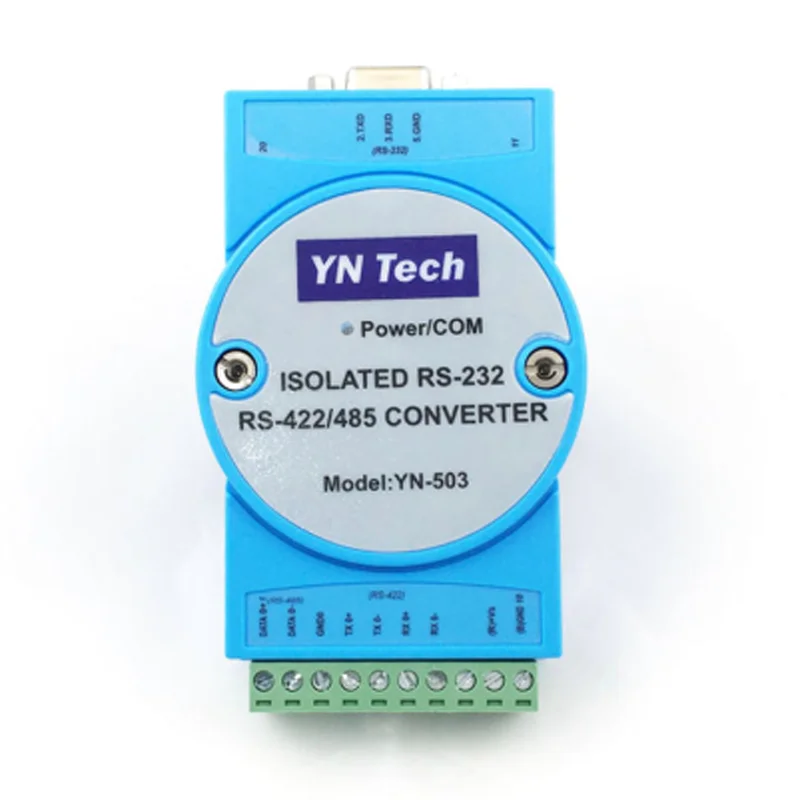 

YN503 RS232 serial port to RS422/RS485 converter industrial grade optical isolation 9 pin