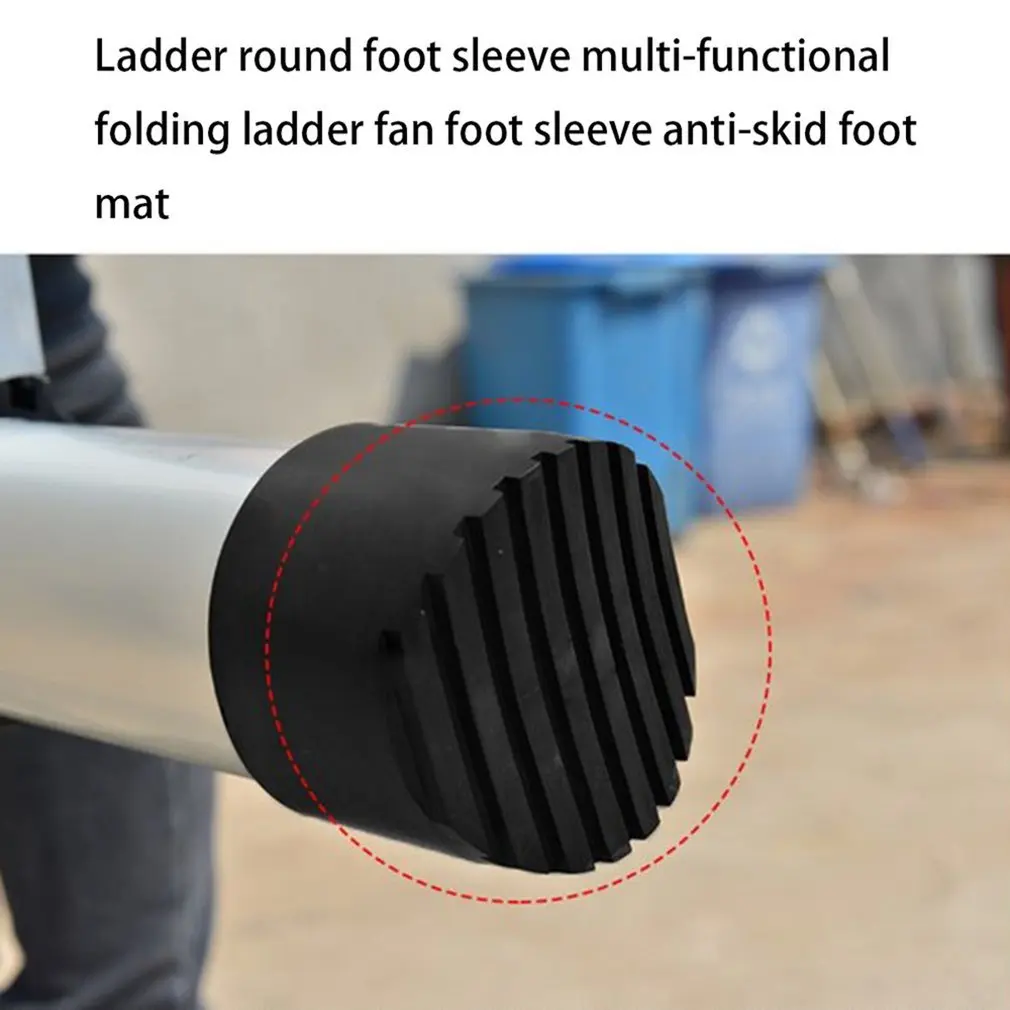 Telescopic Ladder Round Foot Cover Multi-Function Folding Ladder Fan-Shaped Foot Cover Anti-Slip Mat En131 Ladder Universal