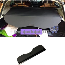 Black Rear Cargo Cover Retractable Luggage Security Shield Accessories for Nissan Qashqai J11 2014 2015 2016 2017 2018 2019