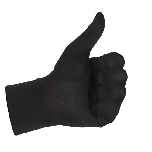 Unisex Merino Wool Glove Liners 100% Merino Wool Gloves - Touch Screen Compatible Warmer Windproof Size XS-XL