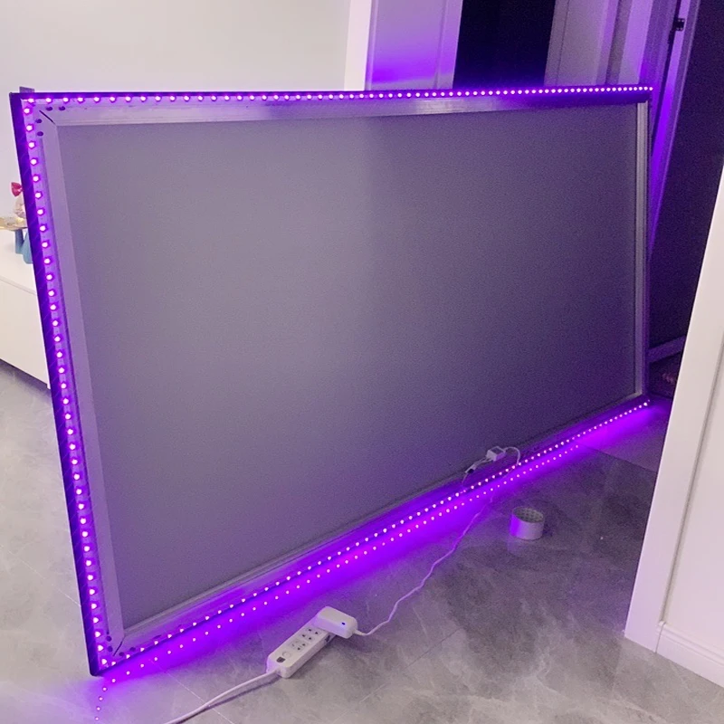 Masa Depan Terang DIY RGB Berubah Warna Strip LED Lembut dengan Pita Perekat Lampu Belakang untuk Layar Proyektor Dekorasi Rumah