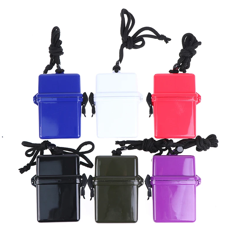 Scuba Diving Kayaking Waterproof Dry Box Gear Accessories Container Case & Rope Clip For Money ID Cards License Keys