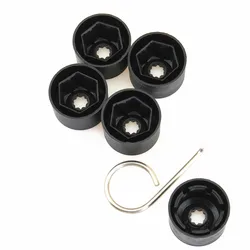 RWSYPL Anti theft Wheel Center Nut Covers Caps Lug Bolt Dust Anti Cover 1K0601173 For Golf 5 MK5 Passat B6 Tiguan Eos